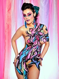 Sexy Pink Body Paint