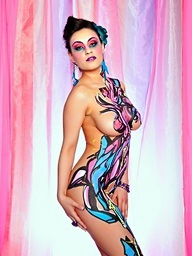Sexy Pink Body Paint